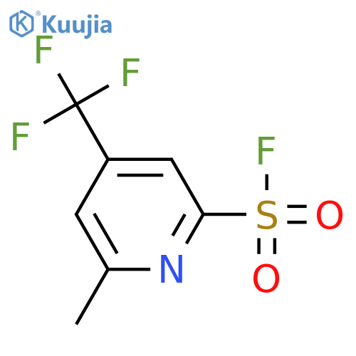 2-Pyridinesulfonyl fluoride, 6-methyl-4-(trifluoromethyl)-  structure