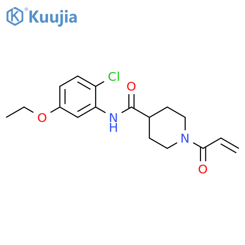 N-(2-Chloro-5-ethoxyphenyl)-1-(1-oxo-2-propen-1-yl)-4-piperidinecarboxamide structure