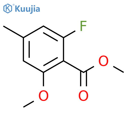 Methyl 2-fluoro-6-methoxy-4-methylbenzoate structure