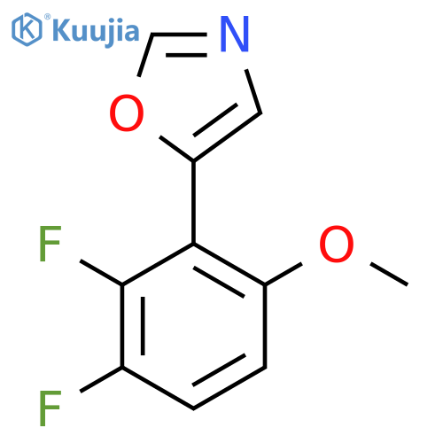 5-(2,3-Difluoro-6-methoxyphenyl)oxazole structure