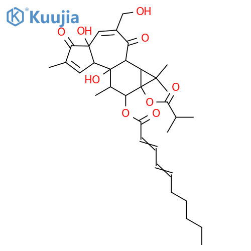 4,9,12,13,20-Pentahydroxy-1,5-tigliadiene-3,7-dione; (4β,9α,12β,13α)-form, 12-O-(2Z,4E-Decadienoyl), 13-O-(2-methylpropanoyl) structure