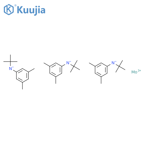 Benzenamine,N-(1,1-dimethylethyl)-3,5-dimethyl-, molybdenum(3+) salt (3:1) structure