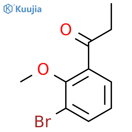 1-(3-bromo-2-methoxyphenyl)propan-1-one structure
