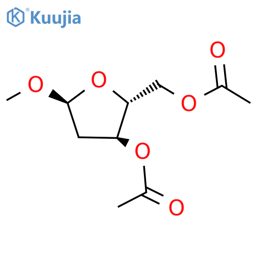 α-D-erythro-Pentofuranoside, methyl 2-deoxy-, diacetate structure
