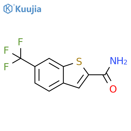 6-(Trifluoromethyl)benzothiophene-2-carboxamide structure