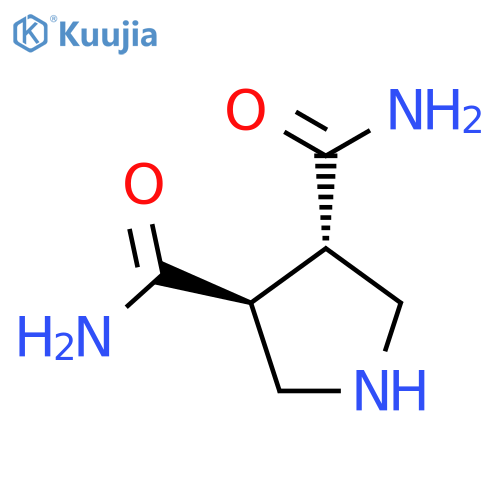 (3S,4S)-pyrrolidine-3,4-dicarboxamide structure