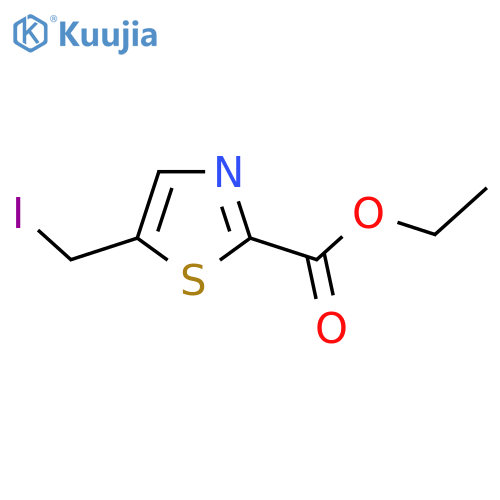 Ethyl 5-(iodomethyl)-1,3-thiazole-2-carboxylate structure