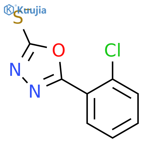 5-(2-chlorophenyl)-1,3,4-oxadiazole-2-thiol structure