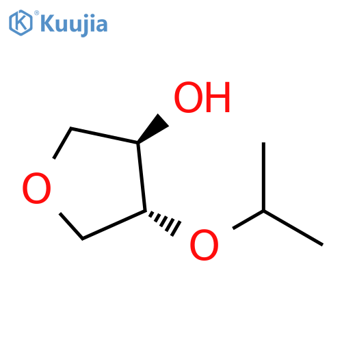 (3R,4R)-4-(propan-2-yloxy)oxolan-3-ol structure