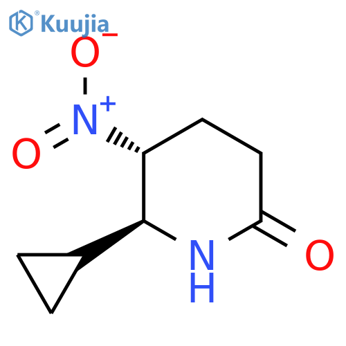 (5R,6S)-6-Cyclopropyl-5-nitropiperidin-2-one structure