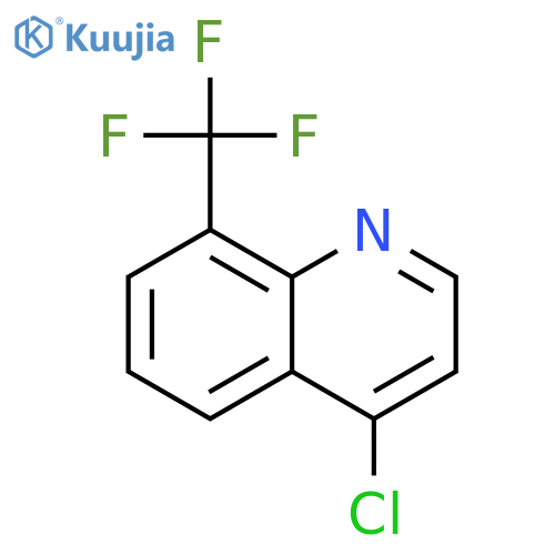 4-Chloro-8-(trifluoromethyl)quinoline structure