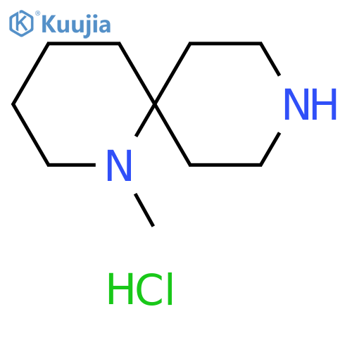 1,9-Diazaspiro[5.5]undecane, 1-methyl-, hydrochloride (1:2) structure