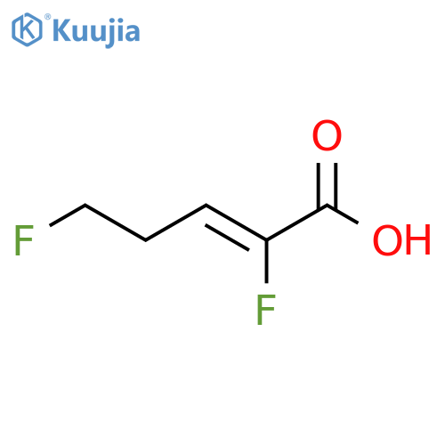 (Z)-2,5-Difluoropent-2-enoic acid structure
