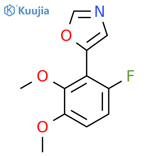 5-(6-Fluoro-2,3-dimethoxyphenyl)oxazole structure