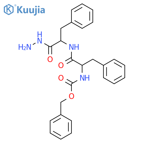L-Phenylalanine,N-[N-[(phenylmethoxy)carbonyl]-L-phenylalanyl]-, hydrazide (9CI) structure