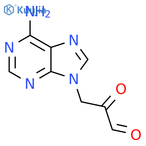 3-(6-Amino-9H-purin-9-yl)-2-oxopropanal structure