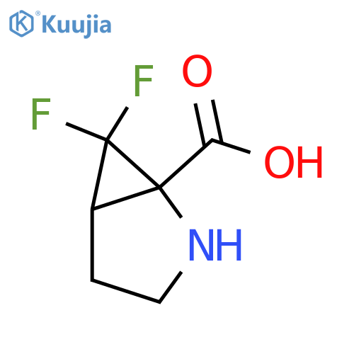 2-Azabicyclo[3.1.0]hexane-1-carboxylic acid, 6,6-difluoro-  structure