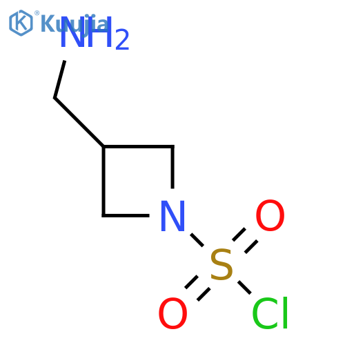 3-(Aminomethyl)azetidine-1-sulfonyl chloride structure