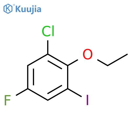 1-chloro-2-ethoxy-5-fluoro-3-iodobenzene structure