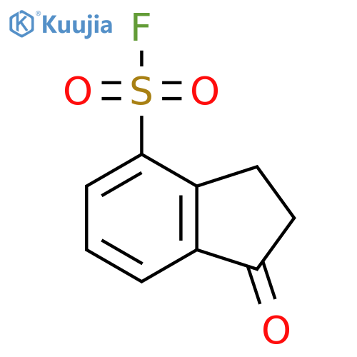 1-oxo-2,3-dihydro-1H-indene-4-sulfonyl fluoride structure