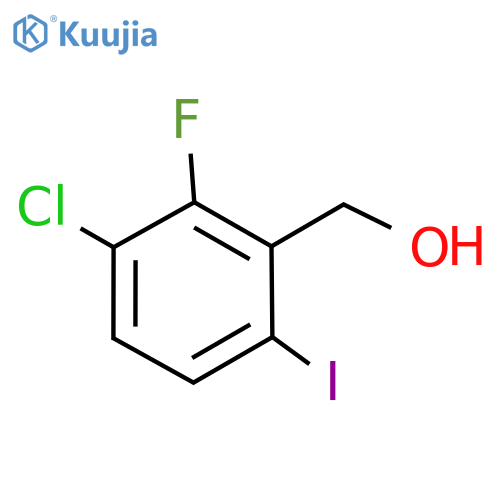 Benzenemethanol, 3-chloro-2-fluoro-6-iodo- structure