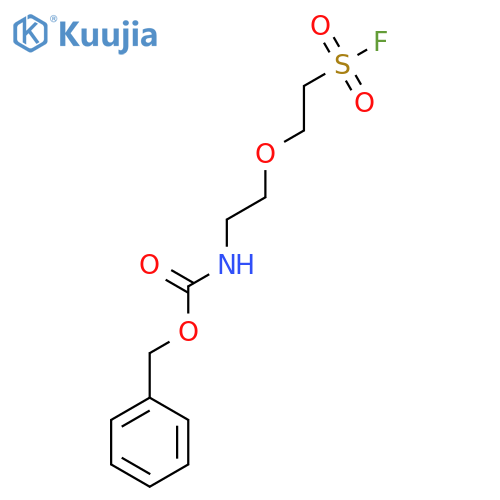 benzyl N-{2-[2-(fluorosulfonyl)ethoxy]ethyl}carbamate structure