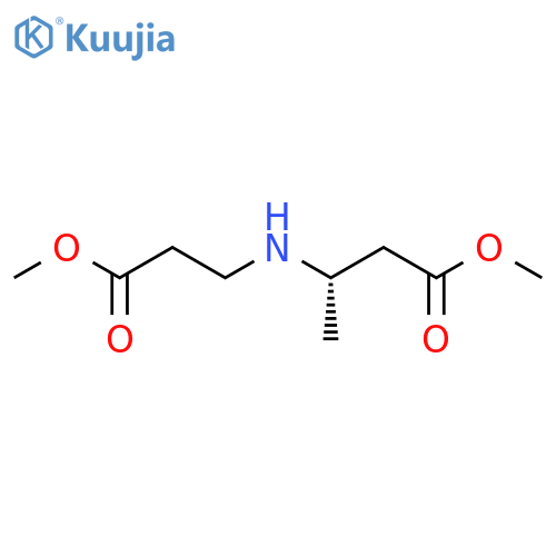 methyl (3S)-3-[(3-methoxy-3-oxo-propyl)amino]butanoate structure