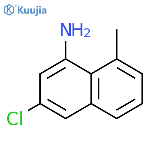 3-chloro-8-methyl-naphthalen-1-amine structure