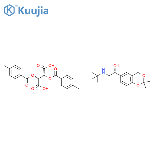1,3-O-Isopropylidene (R)-Albuterol (2S,3S)-Di-O-toluoyl Tartrate Salt structure