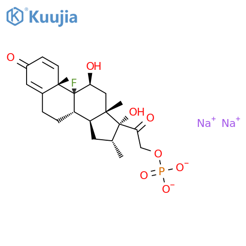 Dexamethasone sodium phosphate structure