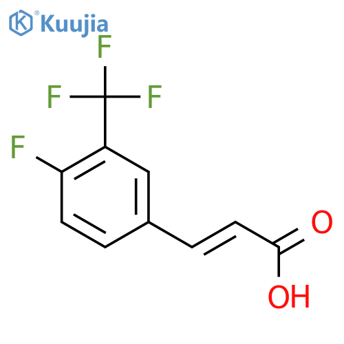4-Fluoro-3-(trifluoromethyl)cinnamic Acid structure