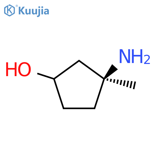 (3S)-3-Amino-3-methyl-cyclopentanol structure