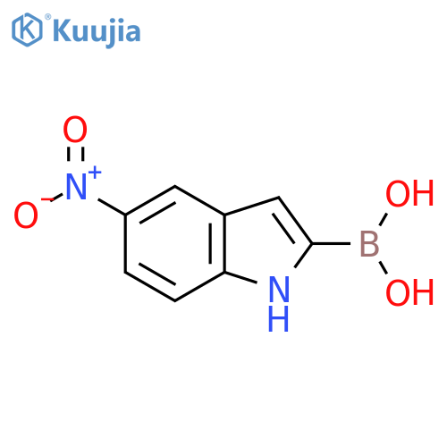 5-Nitro-1H-indole-2-boronic acid structure