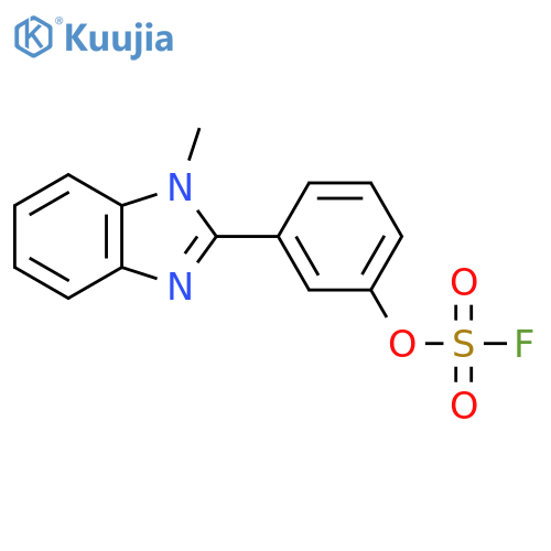 2-(3-Fluorosulfonyloxyphenyl)-1-methylbenzimidazole structure