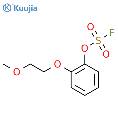2-(2-Methoxyethoxy)phenyl sulfurofluoridate structure