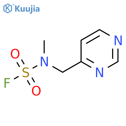 N-methyl-N-(pyrimidin-4-yl)methylsulfamoyl fluoride structure