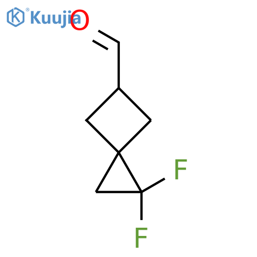 1,1-Difluorospiro[2.3]hexane-5-carbaldehyde structure