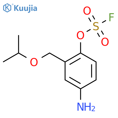4-Amino-1-fluorosulfonyloxy-2-(propan-2-yloxymethyl)benzene structure