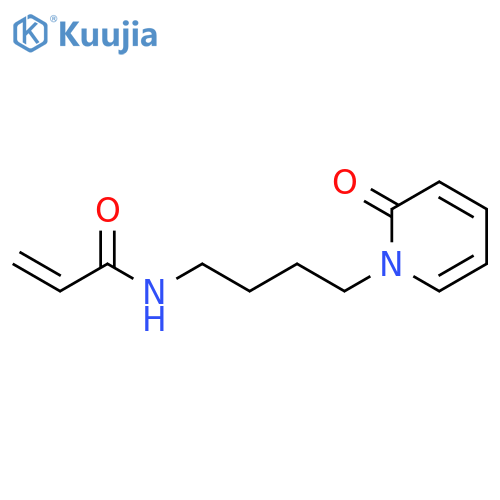 N-4-(2-oxo-1,2-dihydropyridin-1-yl)butylprop-2-enamide structure