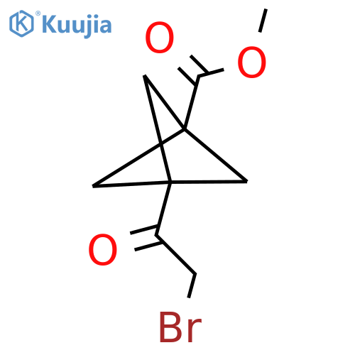 Methyl 3-(2-bromoacetyl)bicyclo[1.1.1]pentane-1-carboxylate structure