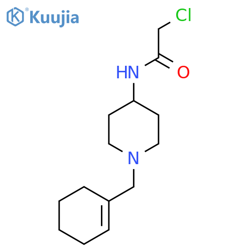 2-chloro-N-{1-(cyclohex-1-en-1-yl)methylpiperidin-4-yl}acetamide structure
