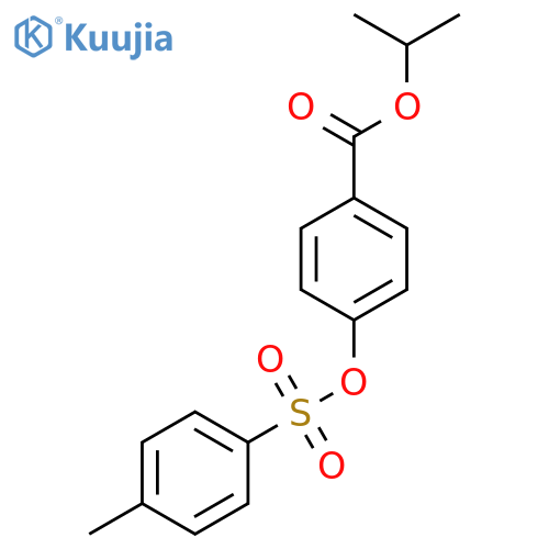 Propan-2-yl 4-[(4-methylbenzenesulfonyl)oxy]benzoate structure
