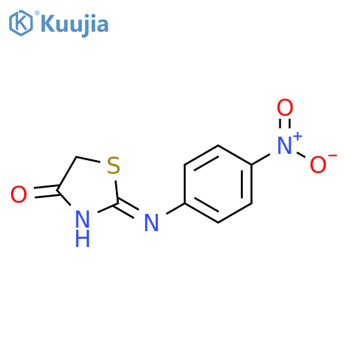 2-(4-nitrophenyl)imino-1,3-thiazolidin-4-one structure