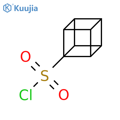 Cubane-1-sulfonyl chloride structure