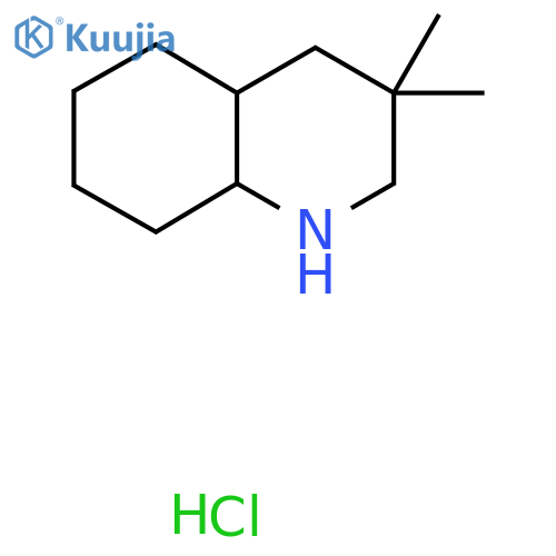 3,3-dimethyl-decahydroquinoline hydrochloride, Mixture of diastereomers structure