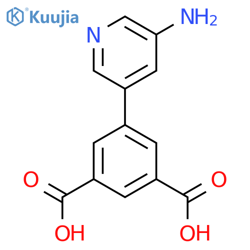 5-(5-Aminopyridin-3-yl)isophthalic acid structure
