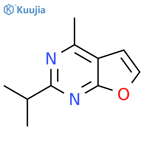 4-methyl-2-(propan-2-yl)furo2,3-dpyrimidine structure