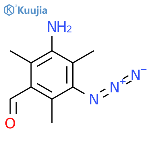 3-Amino-5-azido-2,4,6-trimethylbenzaldehyde structure