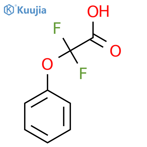 2,2-Difluoro-2-phenoxyacetic acid structure