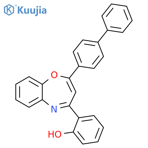 Phenol, 2-(2-[1,1'-biphenyl]-4-yl-1,5-benzoxazepin-4-yl)- structure